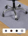 140×90cm Tapis Chaise de Bureau, Gris Clair, antidérapant, Tapis Protection Sol Chaise Bureau, Tapis de Sol Bureau Tissu,Tapis de Sol pour Bureau Plancher de Bois, Tapis de Protection en carrelage
