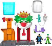 Imaginext DC Super Friends Batman Toy The Joker Funhouse Playset Color Changers