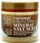 Dead Sea Mineral Scrub sea Salt & coconut oil Bath Body Scrub Large 660g