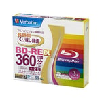 Verbatim Blu-ray Disc Dual Layer BD-RE DL 50GB 2x 3 pcs Inkjet Printable Jap FS