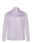 Terrex Multi Full-Zip Fleece Jacket Sport Sweat-shirts & Hoodies Fleeces & Midlayers Purple Adidas Terrex
