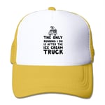 HomePink Classic Baseball Cap, The Only Running I Do is After The Ice Cream Truck Baseball Hats-Four Seasons