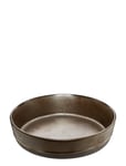 Raw Metallic Brown - Soup Plate Home Tableware Bowls & Serving Dishes Serving Bowls Brown Aida