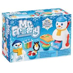 Mr Frosty The Ice Crunchy Maker, Retro Plastic Snowman Shaped Toy Machine for Ki