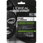 L'Oréal Paris Men Expert Collection Pure Carbon Rengörande sheetmask 36 g