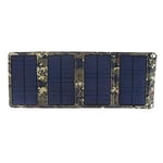 ACAMPTAR Portable 20W USB Solar Panel Folding Power Bank Camping Hiking Waterproof Power Bank for Phone Battery Charger
