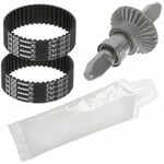 GTECH Air Ram Drive Shaft, Cog Gear, Grease Vacuum Cleaner Repair Kit & 2 Belts