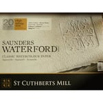 Saunders Waterford akvarellpapper 56x76 cm - 300 g xtravit fin gräng CP(NOT)