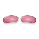 Walleva Pink Non-Polarized Replacement Lenses For Oakley Gascan Sunglasses