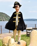 Den Goda Fen - Pirat (cape + hatt), stl. 3-8 år