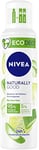 NIVEA NATURALLY GOOD Déodorant atomiseur EcoAir® Aloe Vera (1 x 125 ml), Déodorant femme efficacité 24H, Déodorant compressé naturel contenant 95% d’ingrédients d’origine naturelle