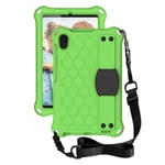 Huawei MediaPad M5 Lite 8 honeycomb texture case - Green / Black