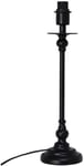 Sophie Lampfot 39cm Svart