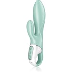 Satisfyer AIR PUMP BUNNY 5+ vibrator med klitorisstimulator Mint 20,2 cm