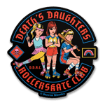 Steven Rhodes - Death's Daughter Rollerskate Club Sticker, Accessories