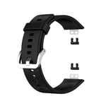 Huawei Watch Fit 2020 - Silikon klockarmband 22,7 mm Svart