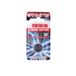 Maxell knapcellebatteri Lithium CR1616 - pakke med 1 stk.