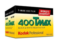 Kodak T-Max 400 35mm 36 exposures B&W Negative Film, New