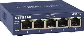 NETGEAR 5 Port Gigabit Ethernet Unmanaged Network Switch GS105UK Ethernet Split
