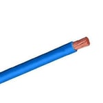 Rouleau de câble unipolaire 6 mm bleu (100 mètres) H07V-K 750V (référence : 20193551)