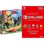 Ring Fit Adventure (Nintendo Switch) + Nintendo Switch Online - Abonnement 12 Mois (Code de téléchargement)