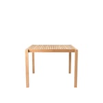Carl Hansen - AH902 Matbord 98,5x100 cm - Matbord utomhus - Alfred Homann - Träfärgad - Trä