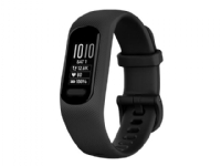 Garmin vívosmart 5 - Svart - aktivitetssporer med bånd - silikon - svart - båndbredde: L - monokrom - Bluetooth, ANT+ - 26.5 g