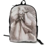 Kimi-Shop Inuyasha-Sesshomaru Anime Cartoon Cosplay Canvas Shoulder Bag Backpack Fashion Lightweight Travel Daypacks School Backpack Laptop Backpack