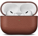 Woolnut Leather Case (AirPods Pro 2) - Brun