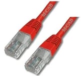 M-Cab CAT6 UTP, PIMF, AWG 26, 1.00m câble de réseau 1 m S/FTP (S-STP) Rouge - Câbles de réseau (PIMF, AWG 26, 1.00m, 1 m, Cat6, S/FTP (S-STP), RJ-45, RJ-45, Rouge)