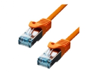 ProXtend - Patch-kabel - RJ-45 (hane) till RJ-45 (hane) - 3 m - 6 mm - S/FTP - CAT 6a - IEEE 802.3at - halogenfri, formpressad, hakfri, tvinnad - orange