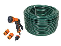 Faithfull Hose 50m with Fittings & Spray Gun FAIHOSE50AV