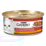 Gourmet våtfoder 24 x 195 g - Kyckling & kalkon