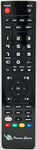Télécommande de Remplacement pour LG 42LV4500-ZC, TV