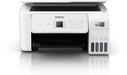 Epson EcoTank ET-2876, skrivare + scanner + kopiator, 10/5 ppm ISO, 1200x2400 dpi scanner, display, AirPrint, USB/WiFi