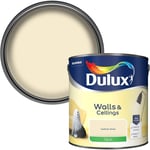 Dulux Silk Emulsion Paint For Walls And Ceilings - Daffodil White 2.5 Litres