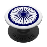 Insigne de chakra Ashoka de l'armée de l'air PopSockets PopGrip Interchangeable