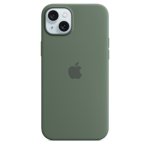 Apple Silikonskal med MagSafe till iPhone 15 Plus – cypress