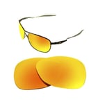 NEW POLARIZED CUSTOM FIRE RED LENS FOR OAKLEY CROSSHAIR 2012 SUNGLASSES