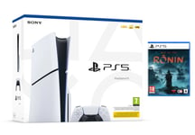 Sony PlayStation 5 (PS5) 1 TB Slim Levyasemallinen Versio Rise of The Ronin Bundle