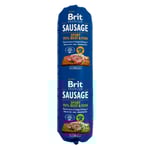Ekonomipack: Brit Sausage 24 x 800 g - Nötkött & fisk