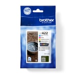 Brother LC-422VAL Ink cartridge multi pack Bk,C,M,Y, 4x550 pages Pack=