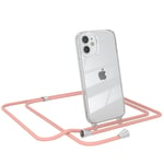 EAZY CASE for Apple IPHONE 12 Mini cover With Band Mobile Silicone Light Pink