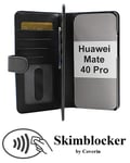 Skimblocker XL Wallet Huawei Mate 40 Pro (Svart)