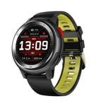 Capida Smartwatch DT68 - Bluetooth V5.0 Full Touch Vattentät Puls Blodtryck Sportlägen Sömnmonitor Svart/grön