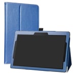 Lenovo Tab E10 Case,LiuShan PU Leather Slim Folding Stand Cover for 10.1" Lenovo Tab E10 2018 Android Tablet,Blue