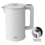 Zyle ZY283WK White 1.7L capacity Electric kettle w/ Temperature Control Function
