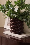Ellos Home - Kruka Leah höjd 19 cm - Röd