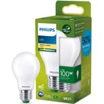Philips LED E27 Normal 7,3W (100W) Frostad 1535lm 2700K Energiklass A
