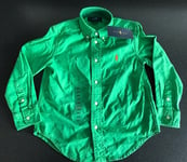 Ralph Lauren Toddler Boys 4/4T - 102-108cm Genuine Shirt Brand New In Green